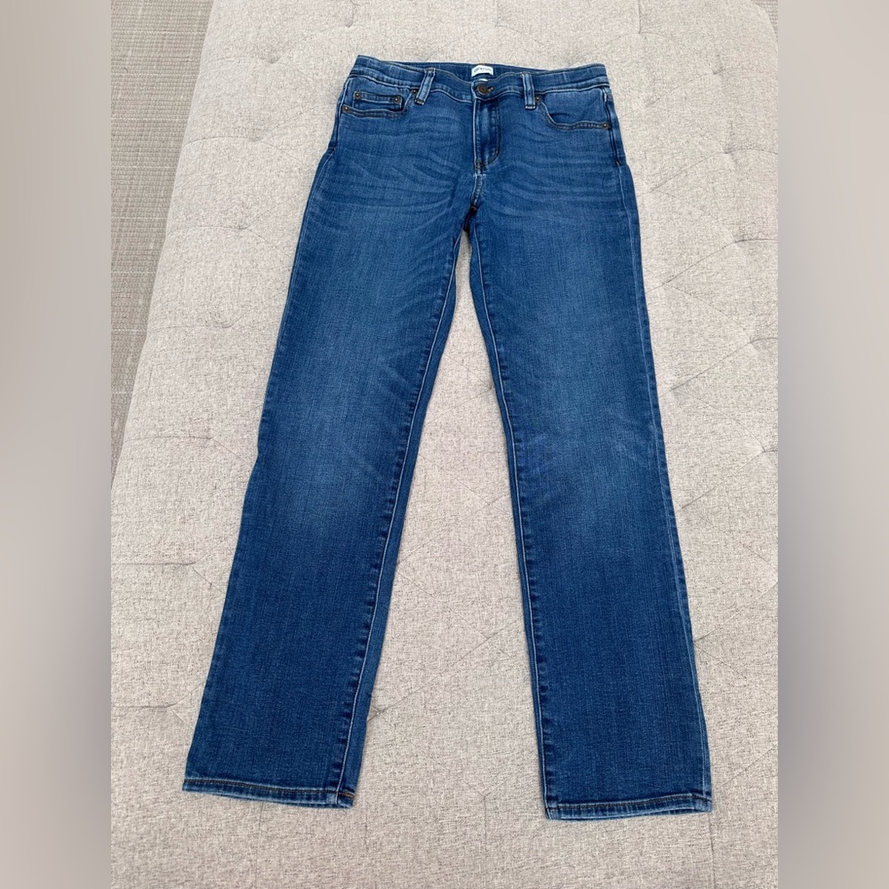 EUC CREWCUTS BOYS STRETCH JEANS SIZE 14 blue jeans j crew